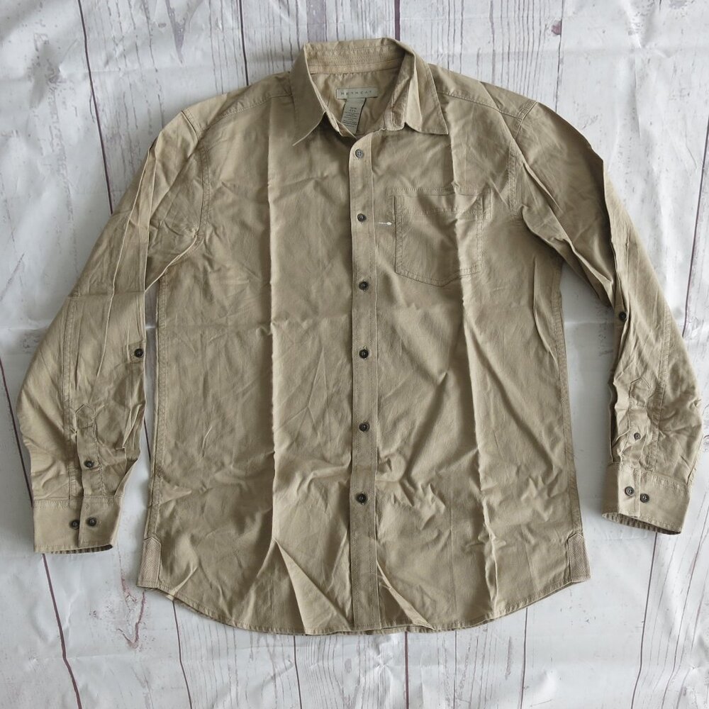 Retreat 100% Cotton Button Down Long Sleeve Dress/ Casual Shirt - Size Medium